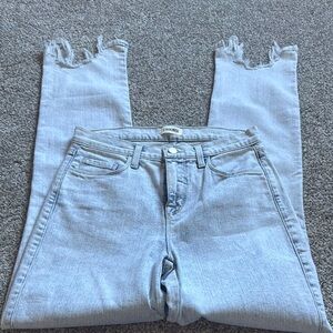 L’agence Light Blue Distressed Women's Jeans